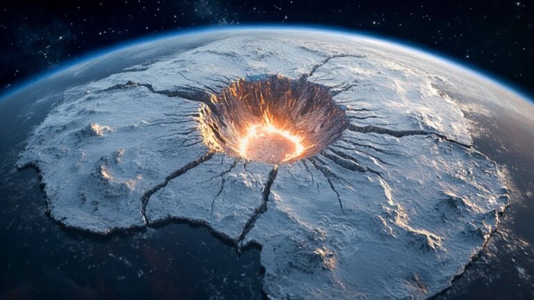 Lacuna do tamanho da Suíça detectada no gelo da Antártica