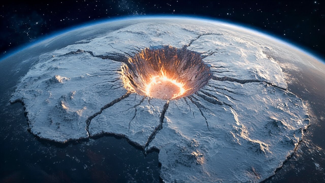 Lacuna do tamanho da Suíça detectada no gelo da Antártica