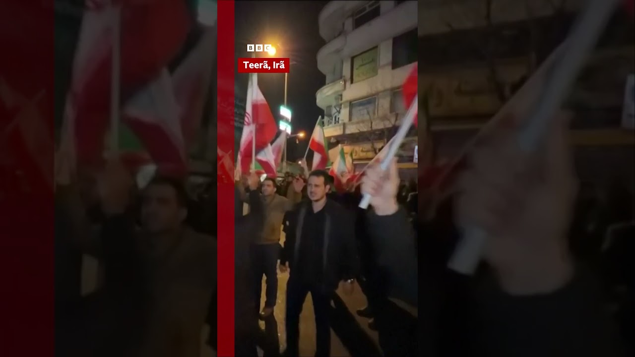 Luto e celebração nas ruas do Irã após morte de Khamenei