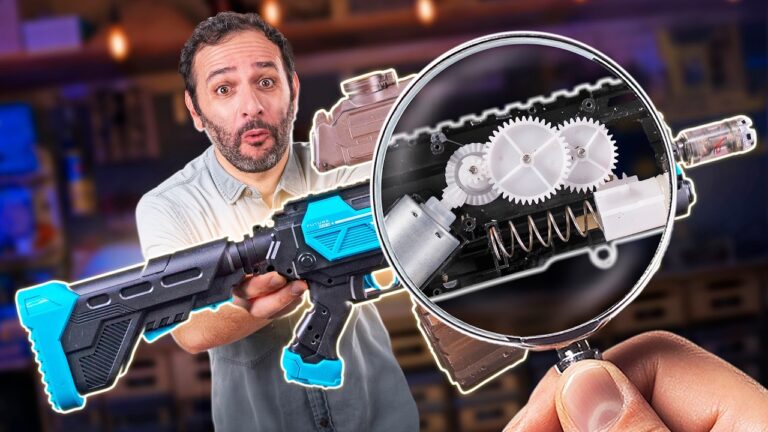 MOLA, ENGRENAGEM e PISTÃO: COMO FUNCIONA a METRALHADORA de ÁGUA?