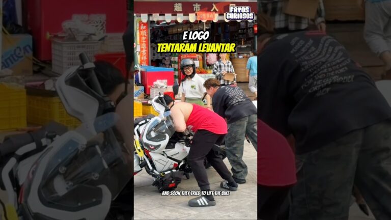 ELA HUMILHOU OS MAROMBAS! O que essa garotinha fez com a moto chocou a todos 🏍️🔥