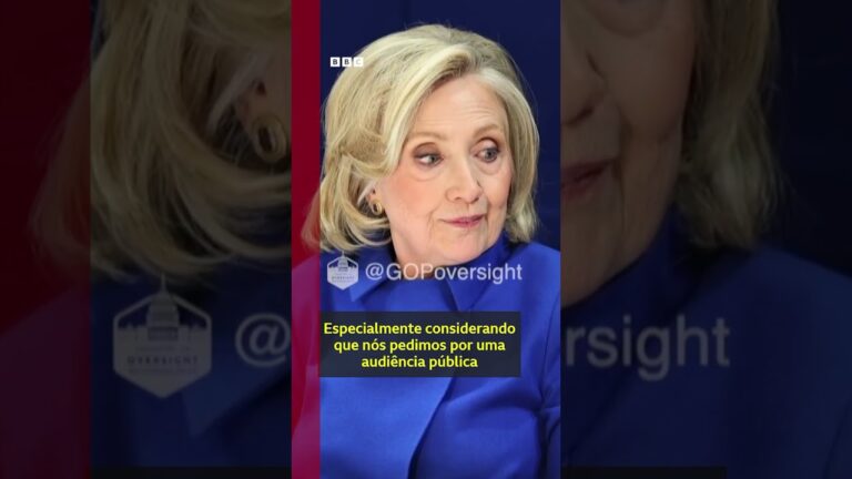 "Para mim, chega": depoimento de Hillary é interrompido após foto vazada