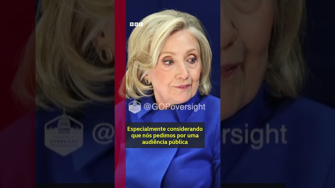 "Para mim, chega": depoimento de Hillary é interrompido após foto vazada