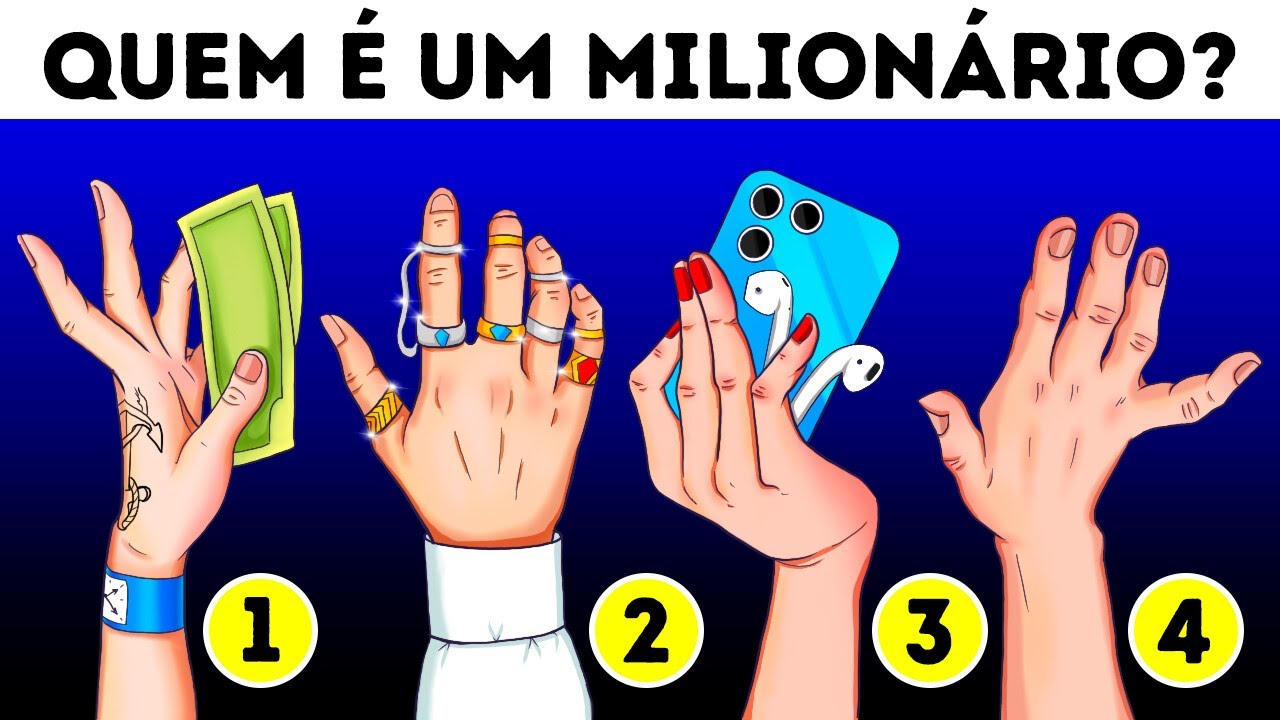 Se você decifrar esses enigmas, eu lhe devo um troféu