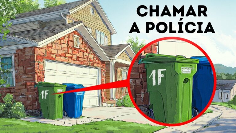 Se você vir isso em sua lata de lixo, procure ajuda imediatamente!