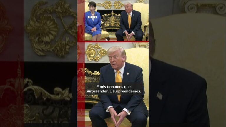 Trump compara ataque ao Irã com Pearl Harbor ao lado de primeira-ministr