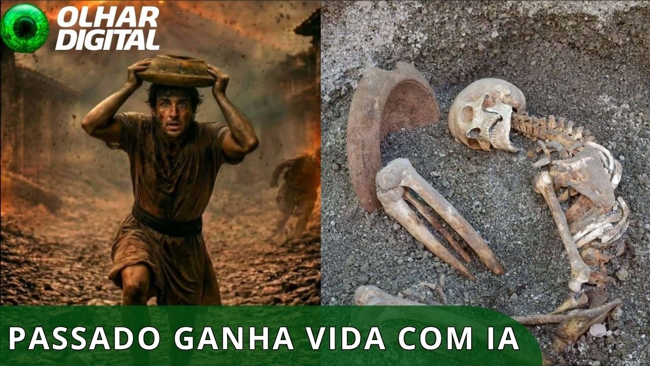 Pompeia: arqueólogos usam IA para recriar rosto de vítima soterrada por vulcão