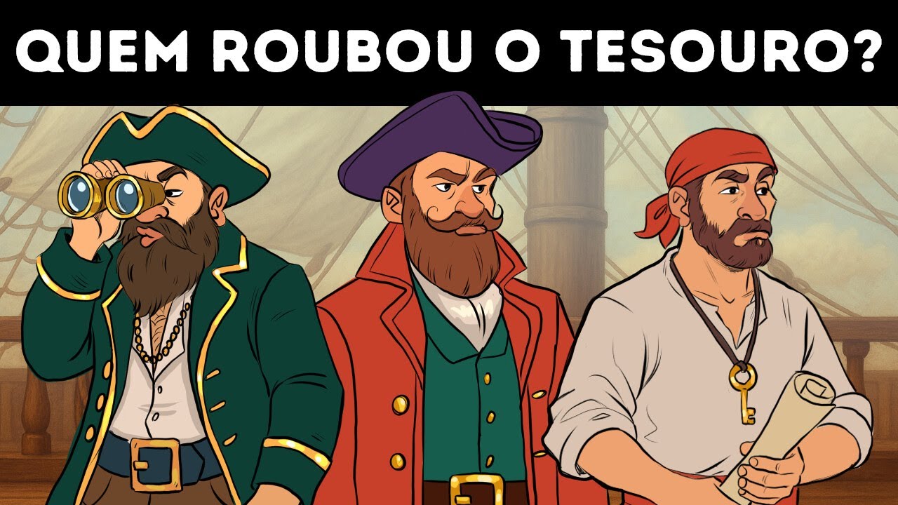 7 Enigmas Piratas para Provar que Você é Digno do Tesouro