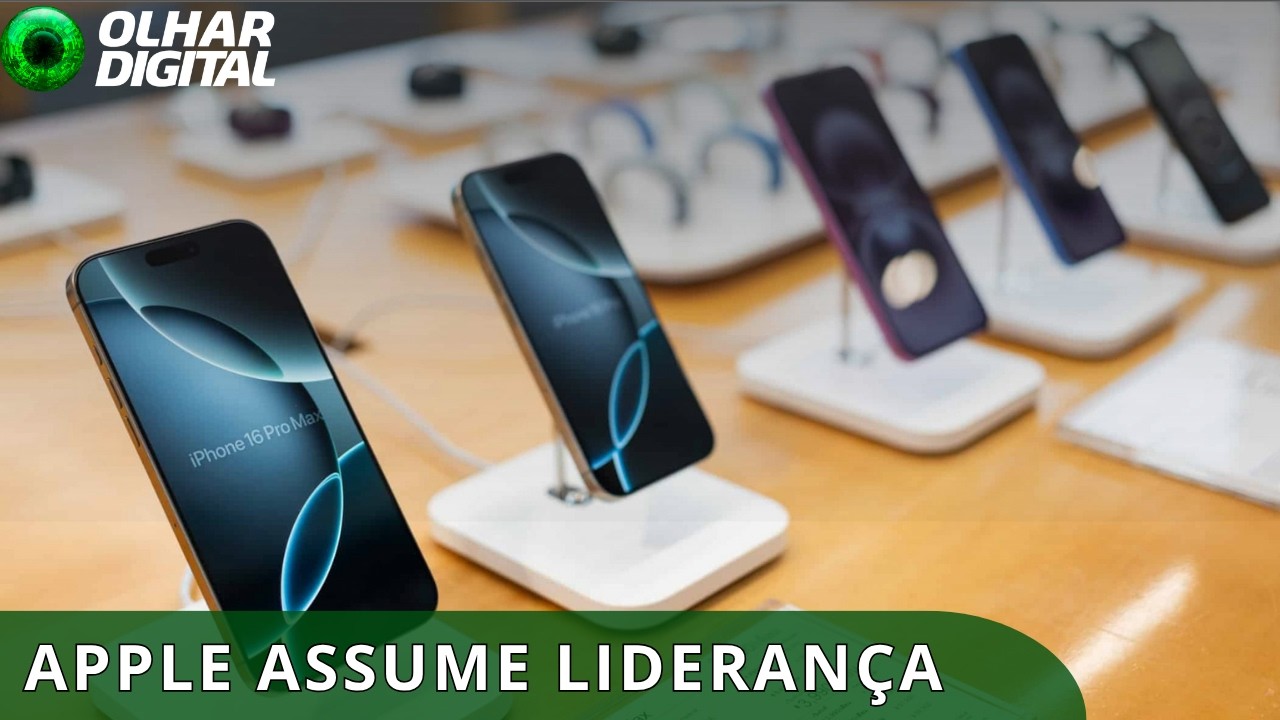 Apple bate Samsung e vira líder mundial de celulares em 2026