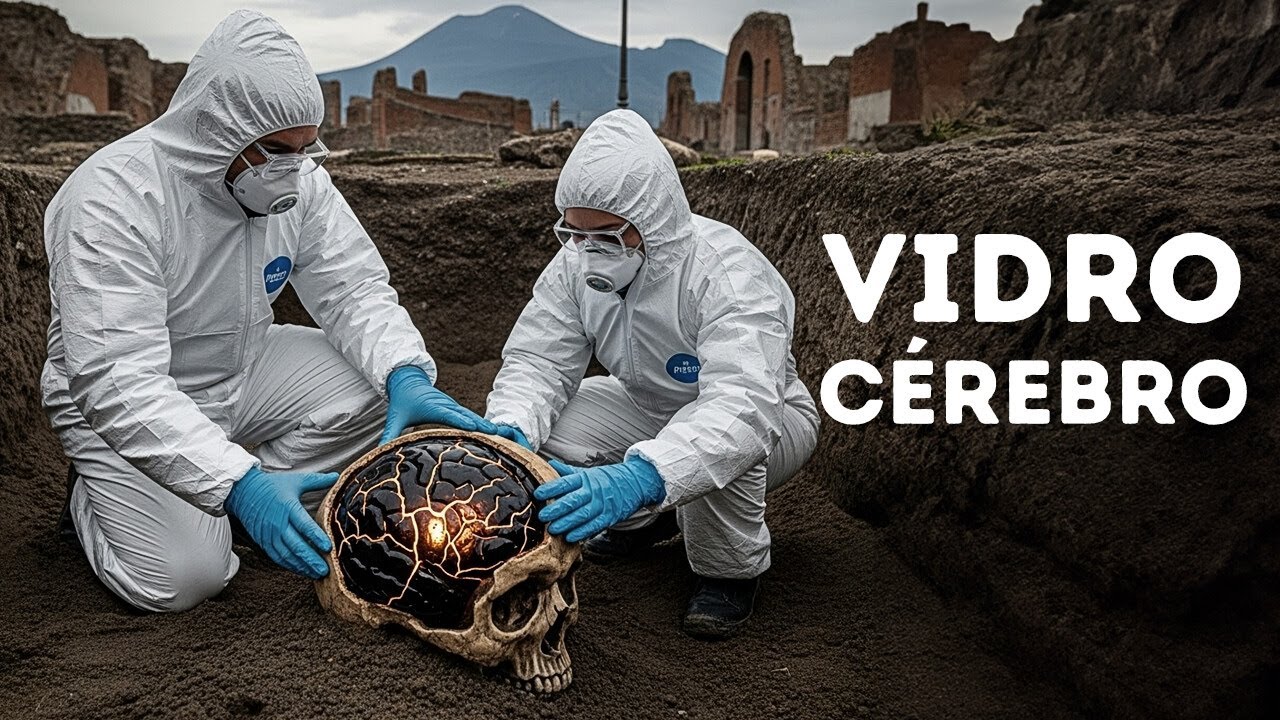 Arqueólogos encontraram um cérebro feito de vidro, e é assustador