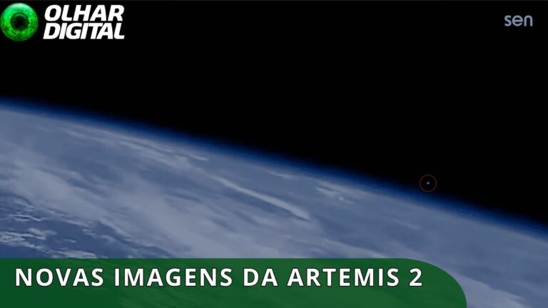 Artemis 2: cápsula Orion é filmada da Estação Espacial Internacional