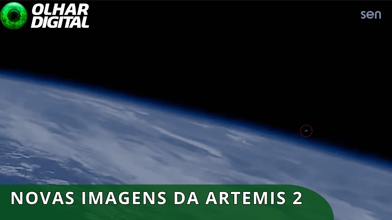 Artemis 2: cápsula Orion é filmada da Estação Espacial Internacional
