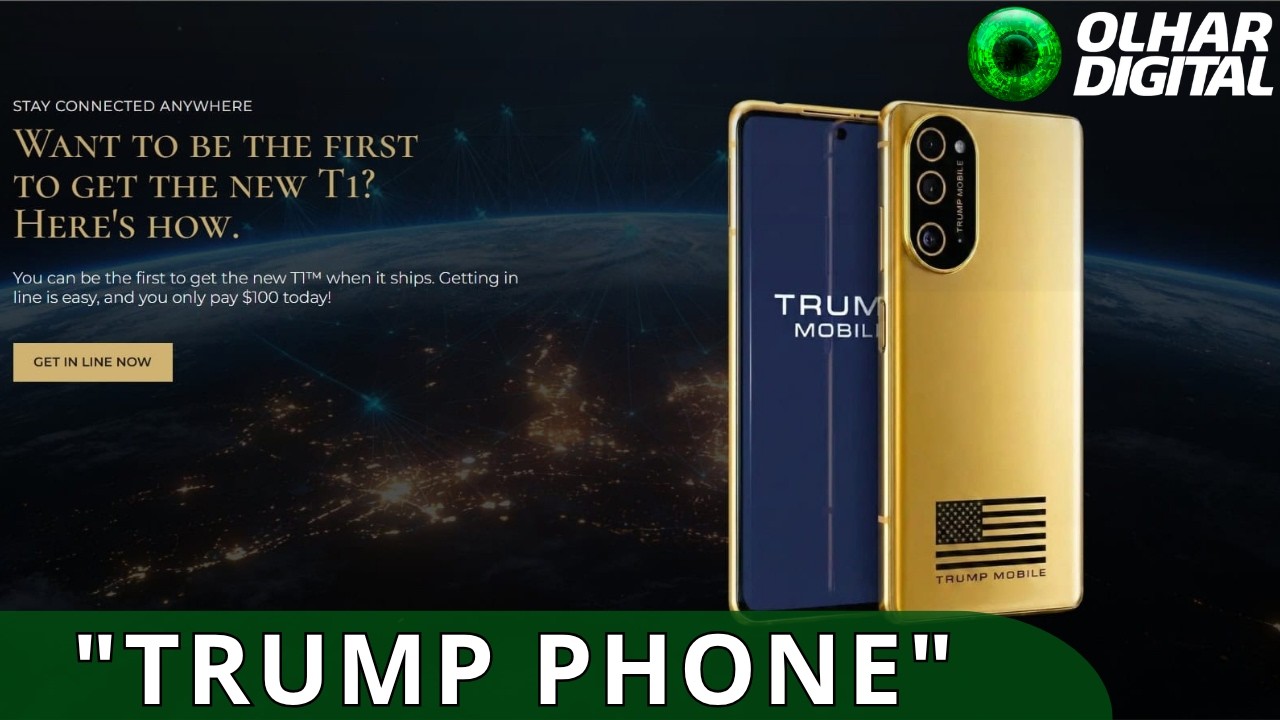 Celular da Trump Mobile aparece com visual atualizado