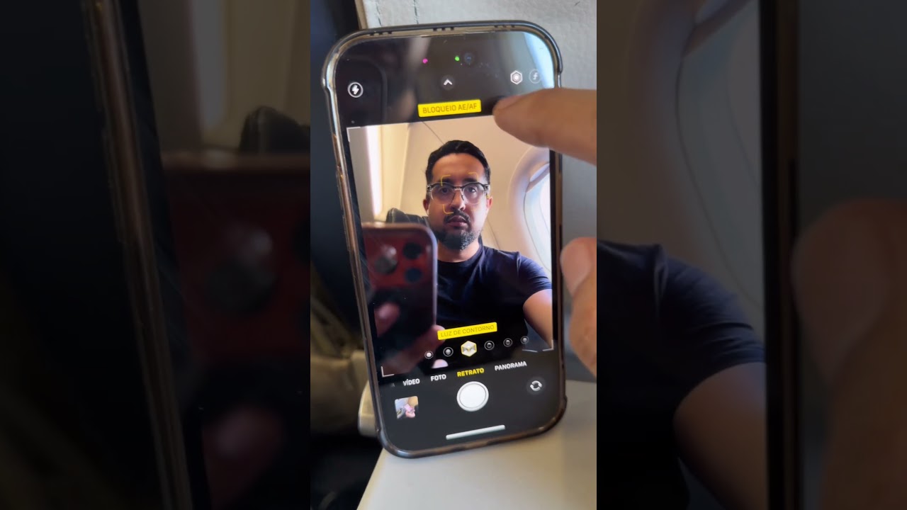 Como tirar uma foto top no avião