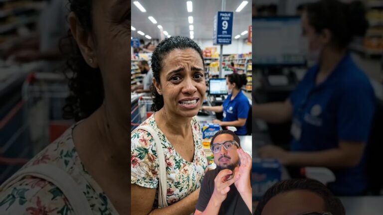 Cuidado com esse golpe na fila do mercado