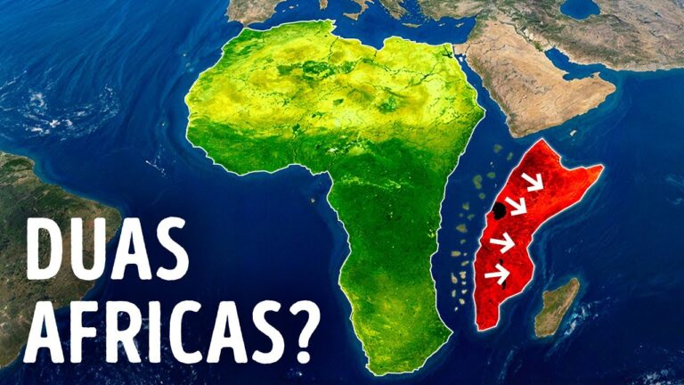 Uma enorme rachadura está dividindo a África em dois continentes - um novo oceano está se formando