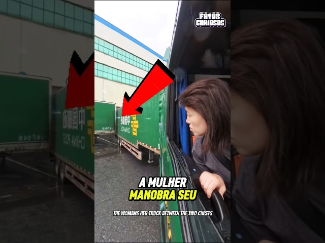 ESSA MULHER IMPRESSIONOU A TODOS AO MOSTRAR SUA HABILIDADE AO VOLANTE