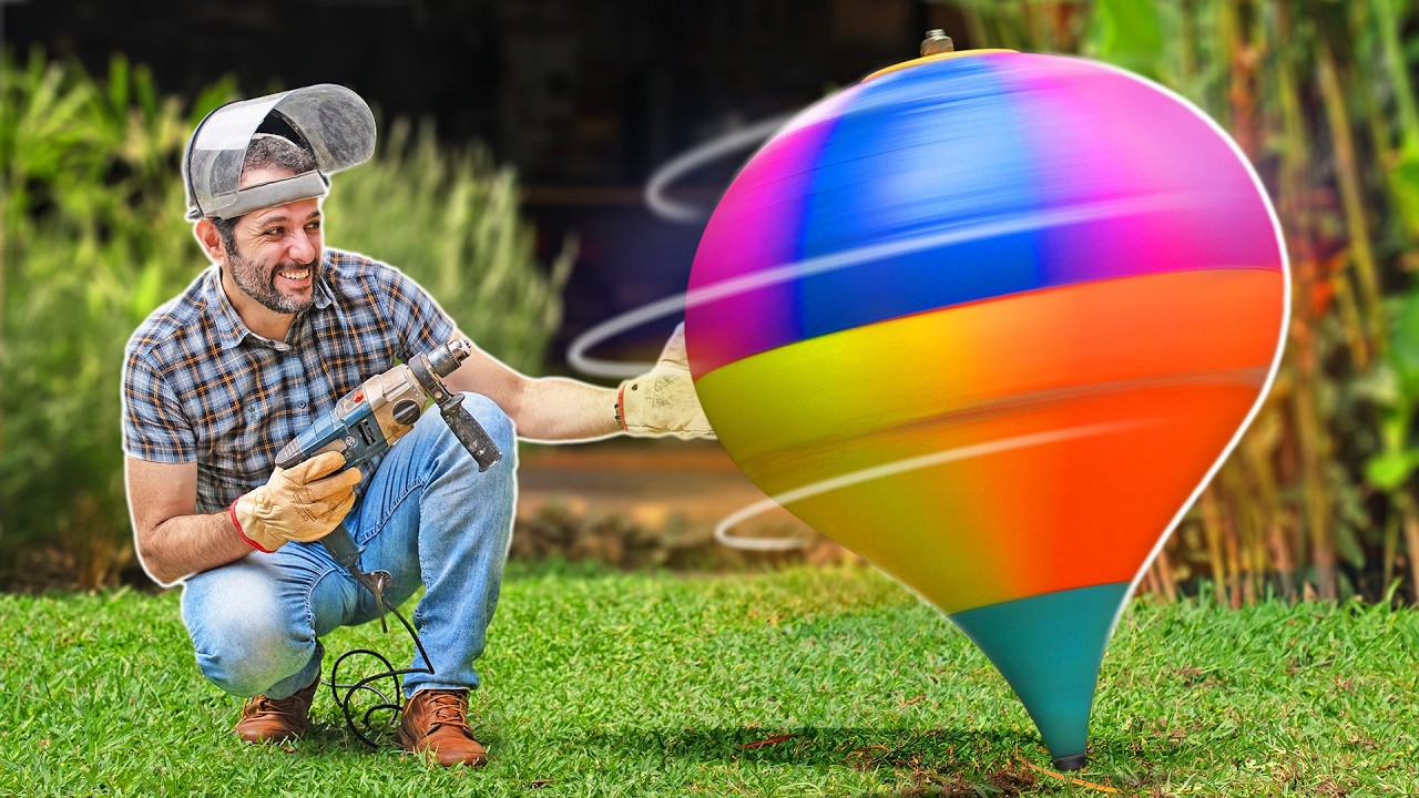 FIZEMOS um PIÃO de 28KG e DEU RUIM...