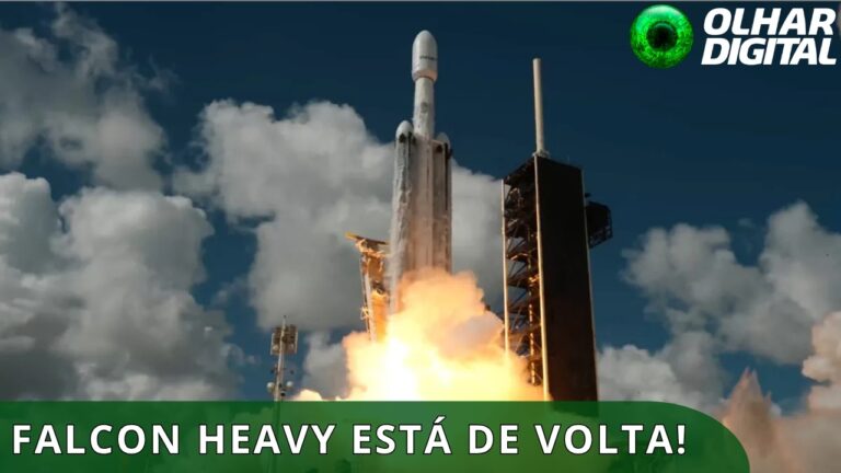 Foguete mais poderoso da SpaceX decola após um ano e meio parado