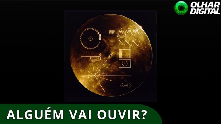 O disco que carrega uma mensagem da Terra ao Universo