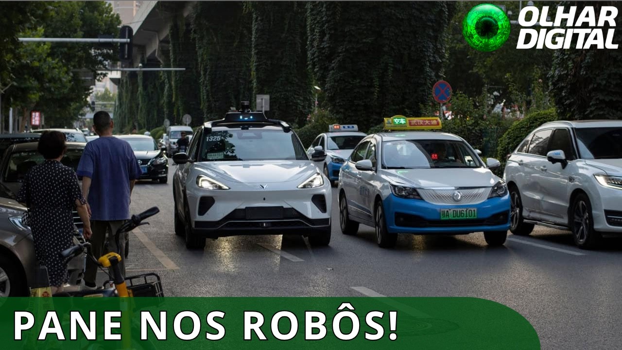 Passageiros ficam presos em robotaxis da Baidu após pane na China