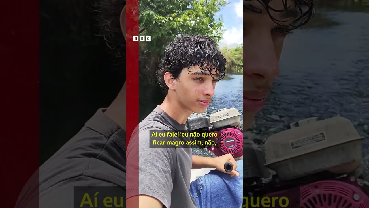 Ribeirinho viaja 80km para ir à academia na Amazônia