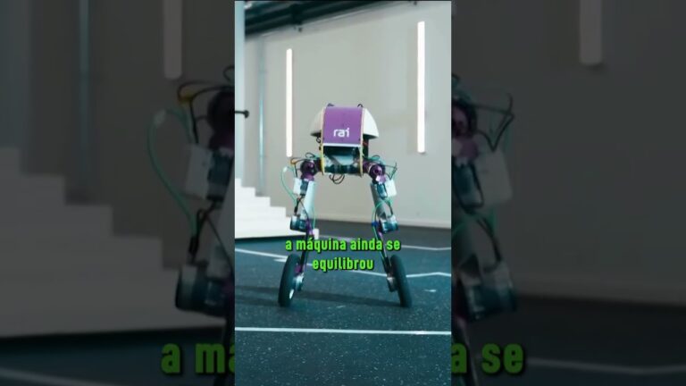 Robô combina rodas e pernas e usa IA para se locomover