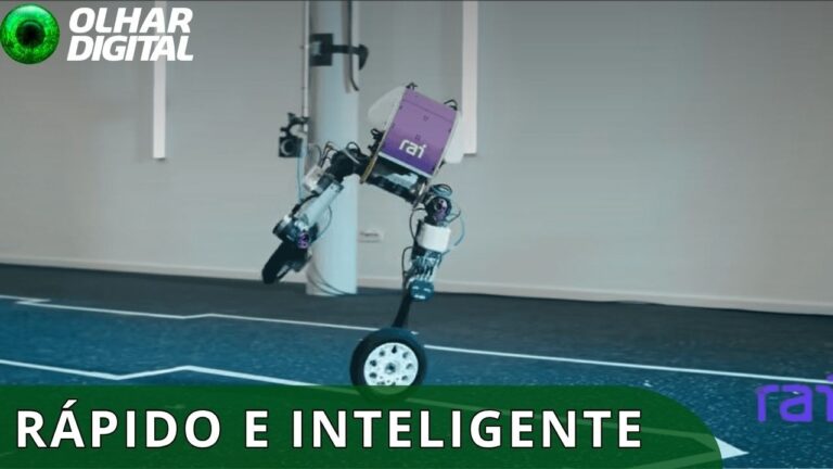 Robô combina rodas e pernas e usa IA para se locomover