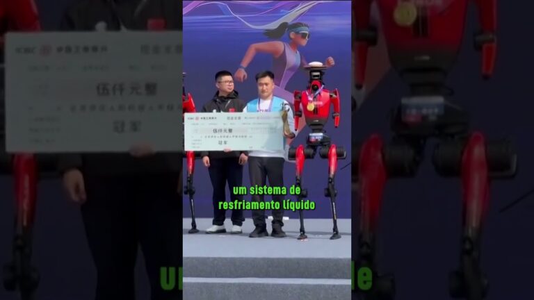 ROBÔ HUMANOIDE CHINÊS FAZ HISTÓRIA!