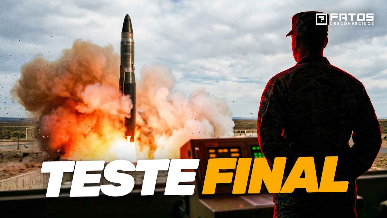 Os EUA testam o míssil mais letal do mundo a partir de seu silo ultrassecreto.
