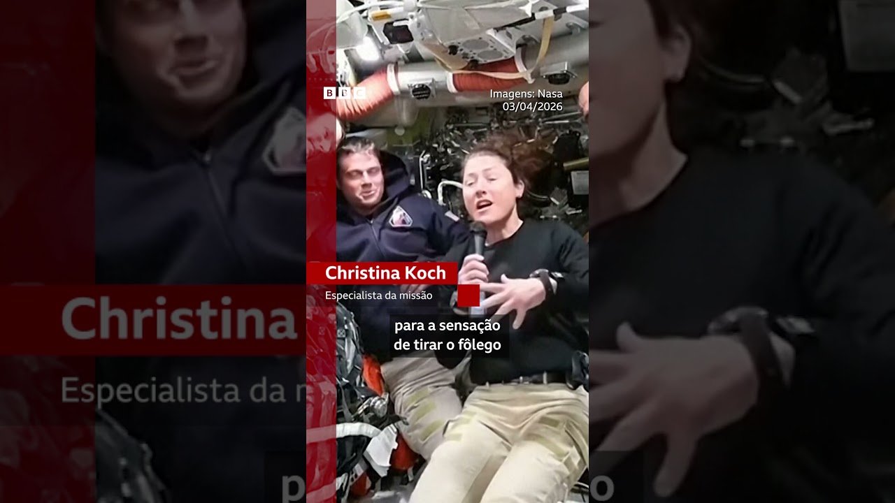 Tripulação da Artemis 2 fala direto do ESPAÇO: 'Me sinto como criança'