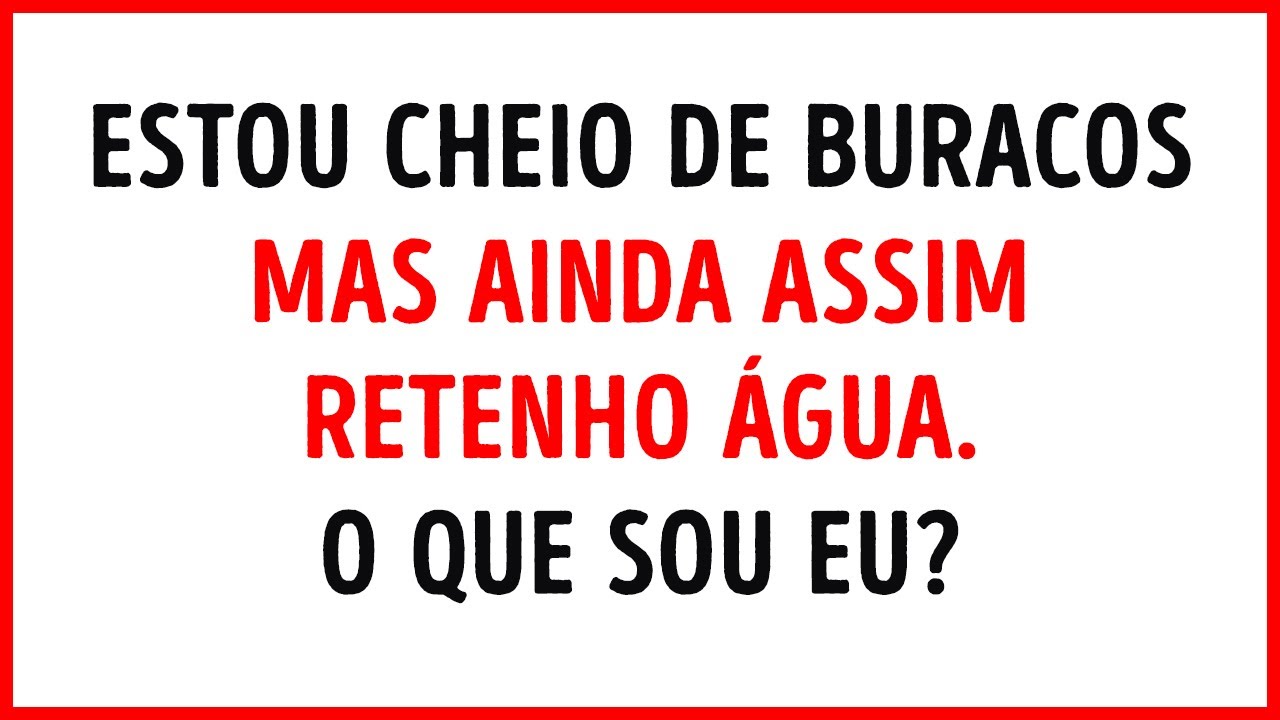 Você consegue resolver esses 21 enigmas antes que a resposta apareça?
