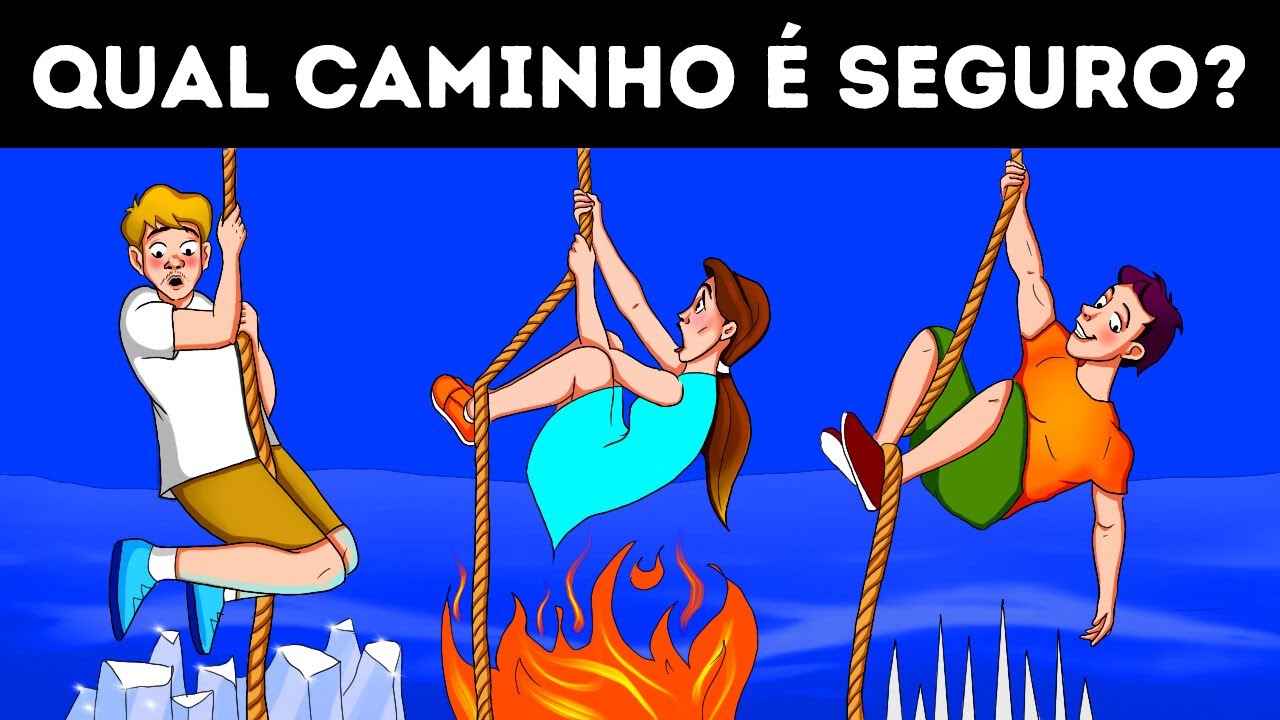 Você consegue resolver esses enigmas antes que o tesouro desapareça?
