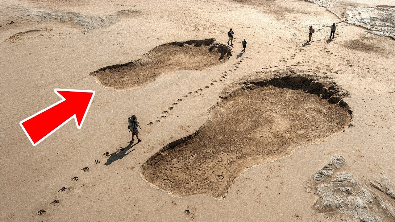 Como as mesmas pegadas de dinossauro foram parar em continentes diferentes