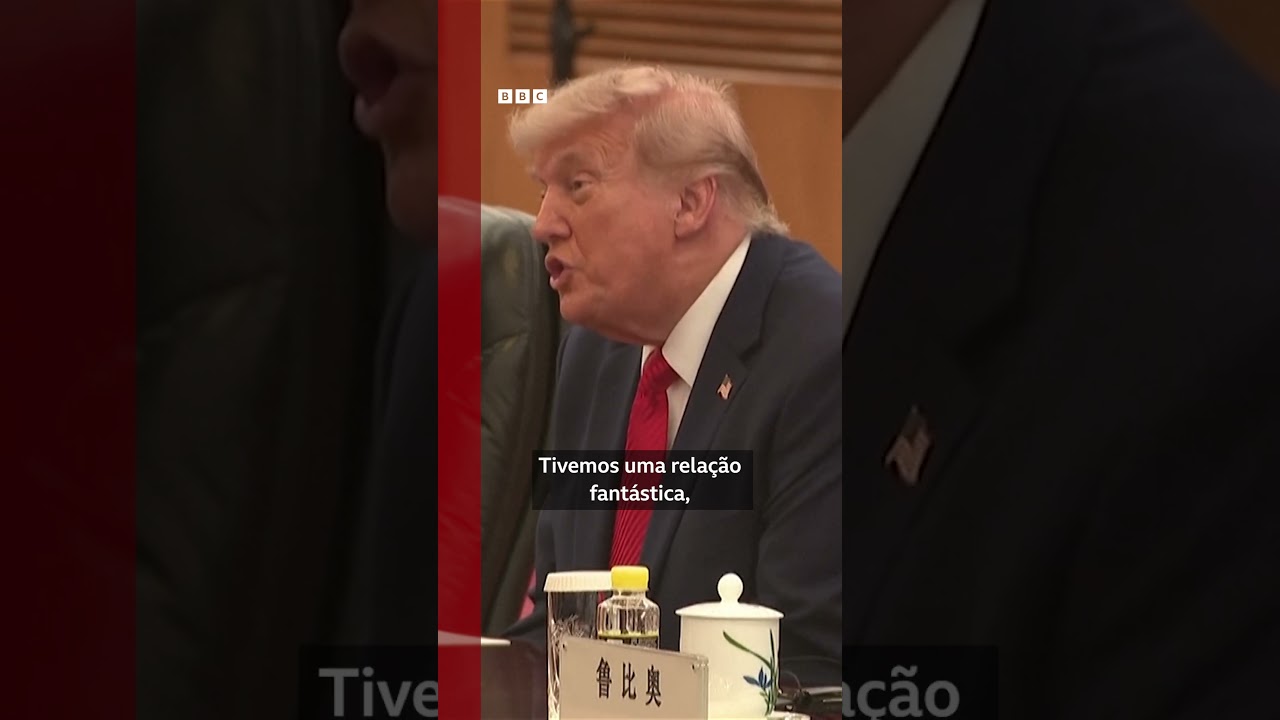 “Você é um grande líder”, diz Trump a Xi Jinping durante visita oficial à China