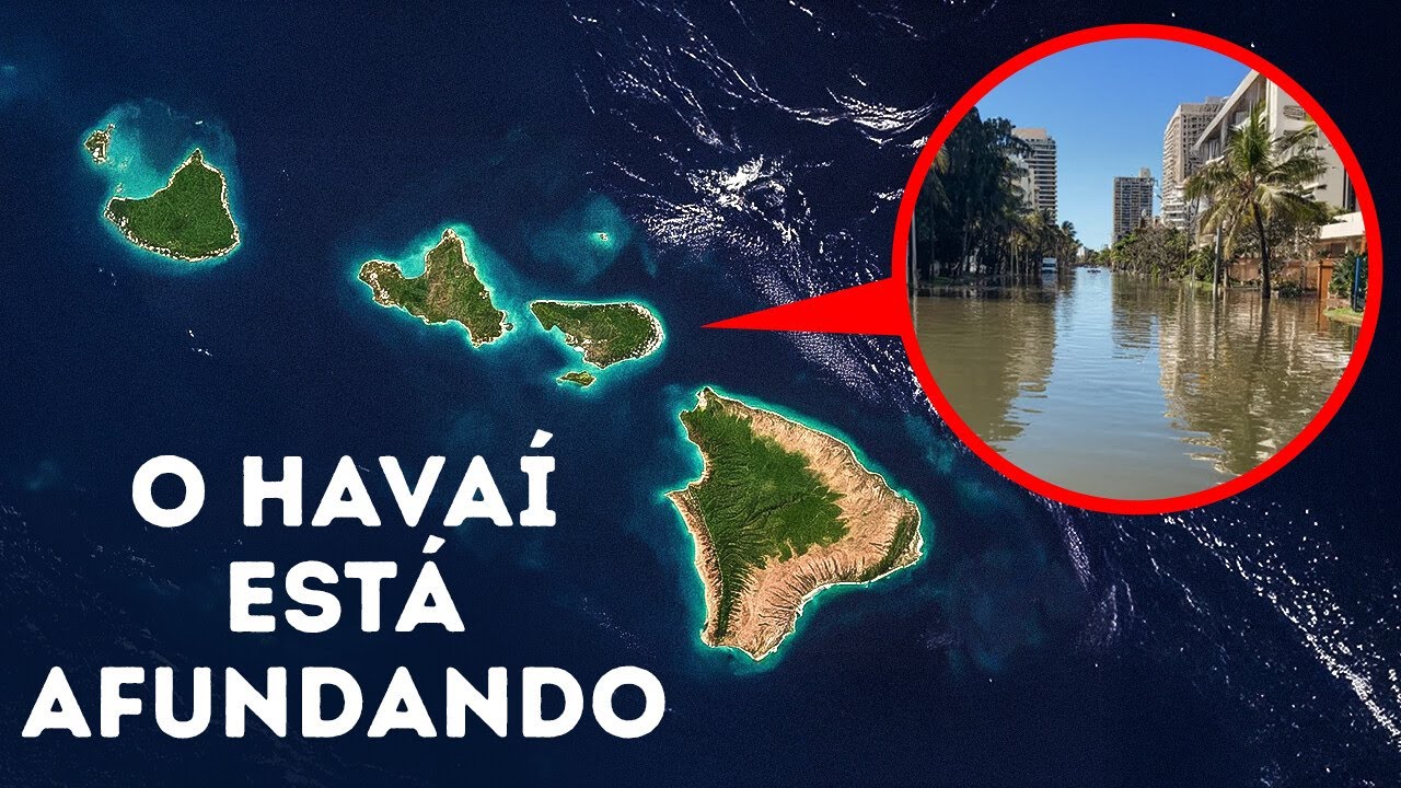 O Havaí está afundando 40 vezes mais rápido do que o previsto - Será que já é tarde demais?