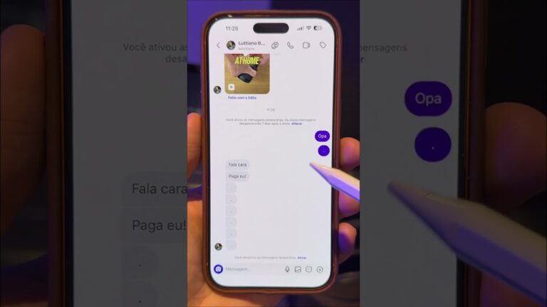 Como saber se alguém tirou uma captura de tela da suas conversas