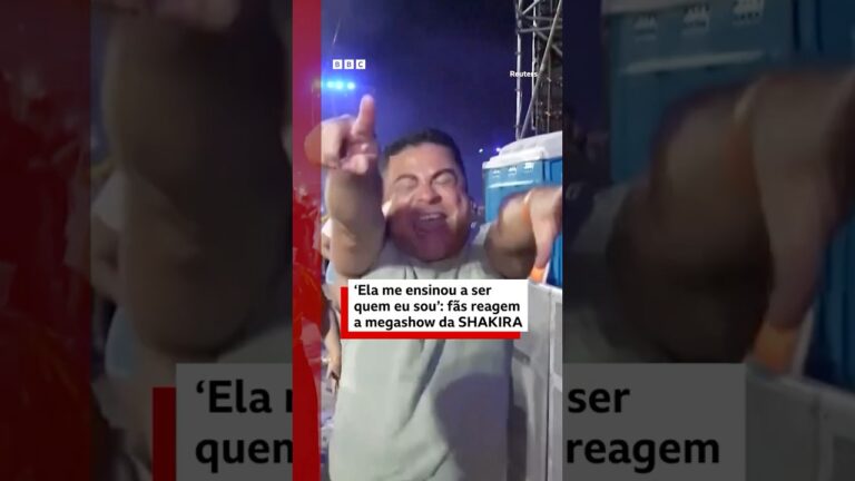 ‘Ela me ensinou a ser quem eu sou’: fãs reagem a megashow da Shakira