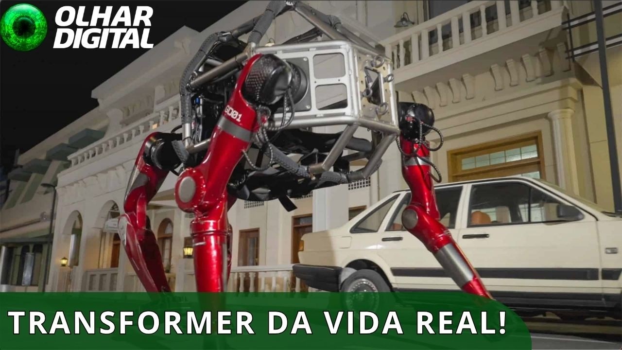 Empresa chinesa apresenta robô gigante pilotável