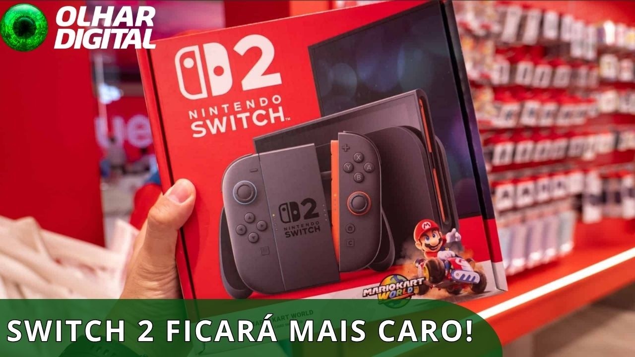 Nintendo anuncia aumento de preços do Switch 2