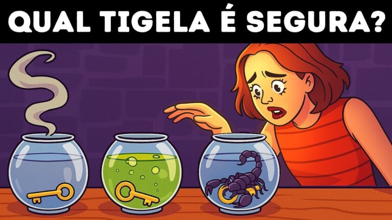 Aposto que você ficará com os nervos à flor da pele ao final desses enigmas