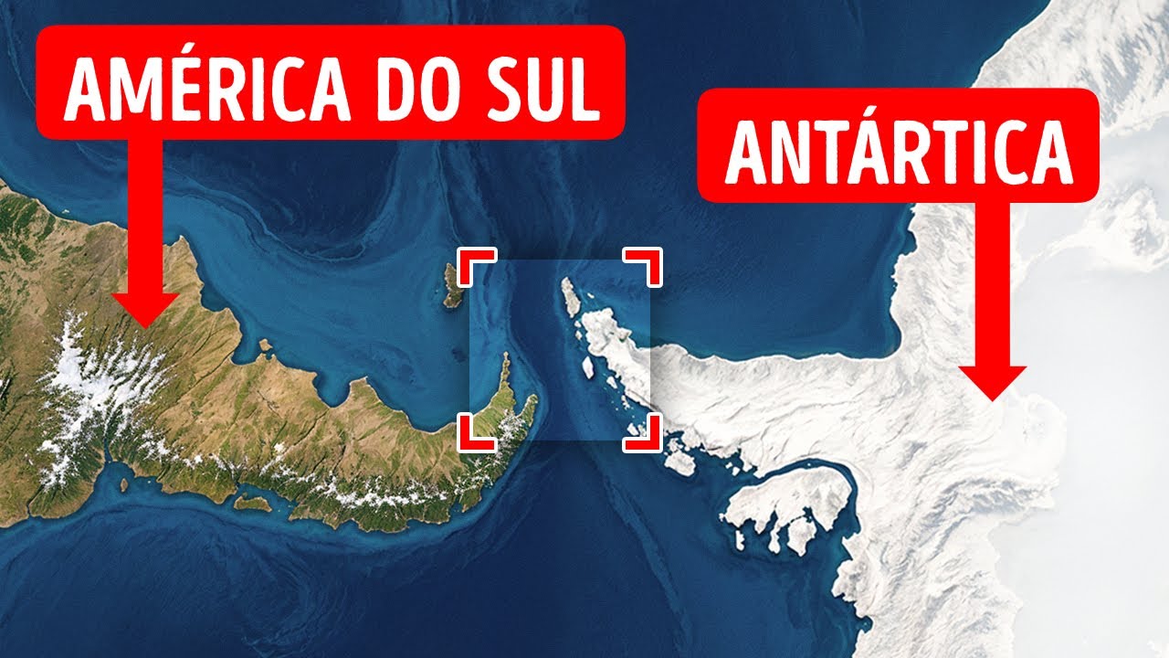 Por que a Antártica e a América do Sul têm a mesma aparência, mas de cabeça para baixo