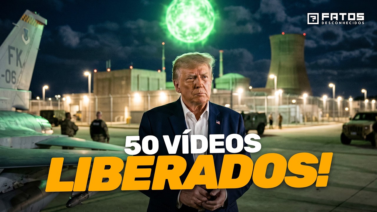 TRUMP ACABA DE LIBERAR NOVOS VÍDEOS SECRETOS DE OVNIS!