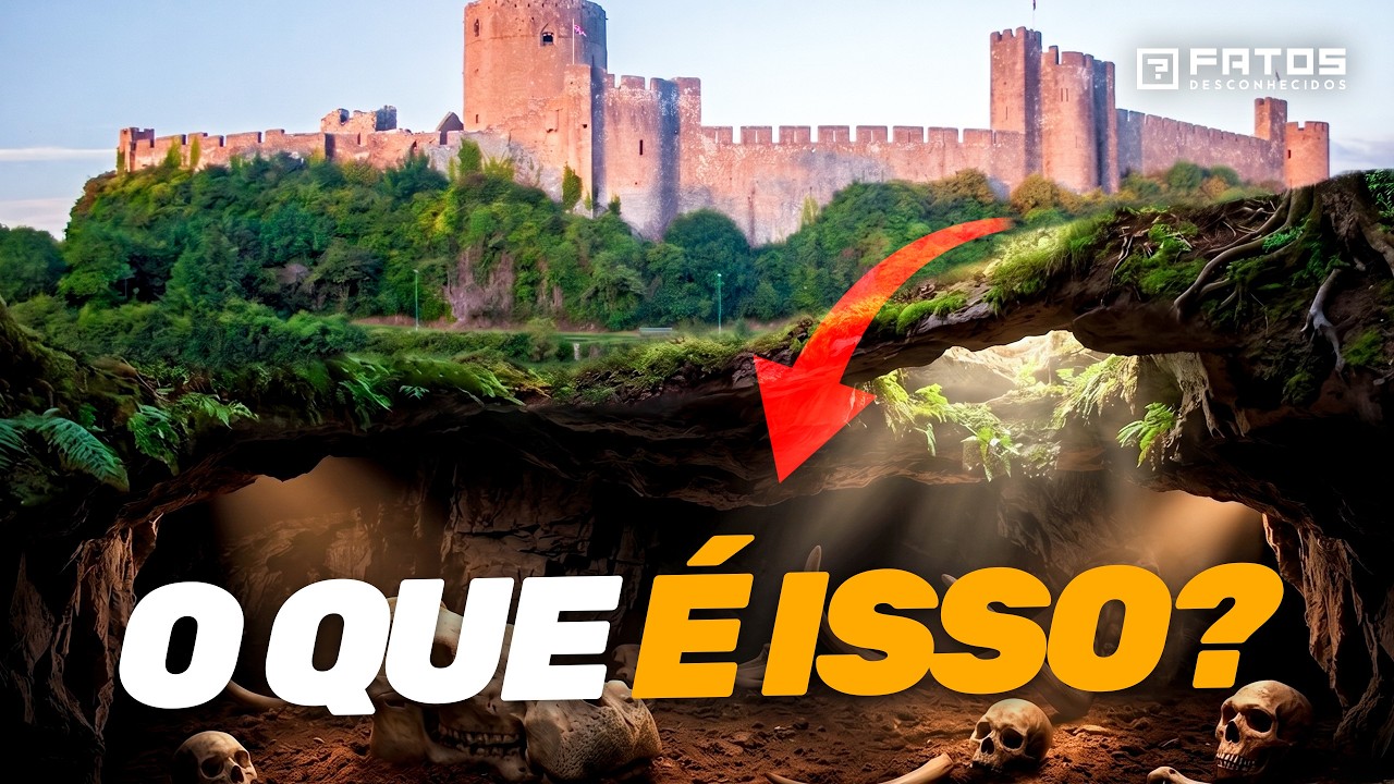 Uma descoberta inacreditável acaba de ser feita sob um castelo galês
