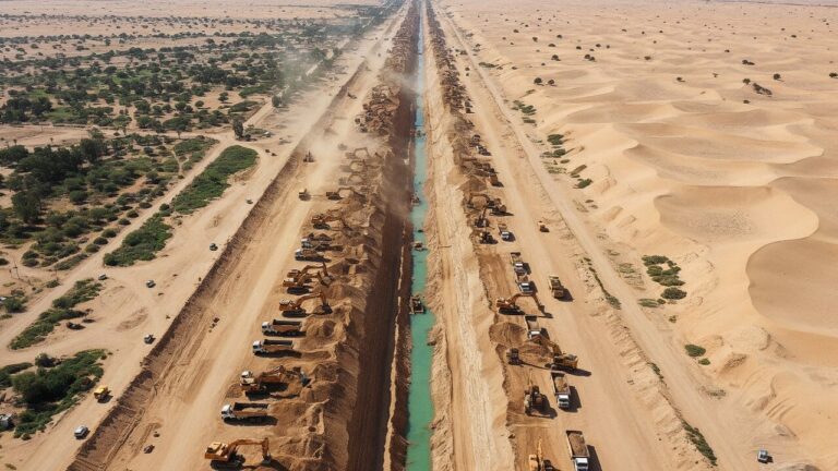 Grande remoção de areia no Deserto de Taklamakan — Para o que eles estão se preparando?
