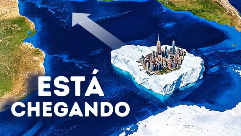O maior iceberg do mundo está se movendo em direção ao Oceano Atlântico