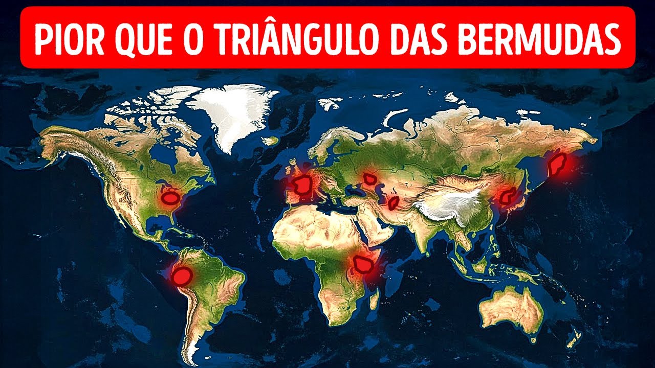 Lugares na Terra que são MUITO mais assustadores do que o Triângulo das Bermudas
