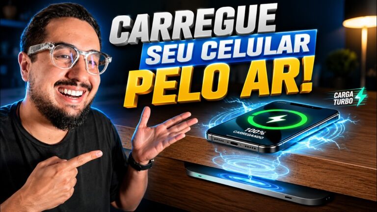 CARREGAR CELULAR PELO AR AGORA É POSSÍVEL COM ISSO