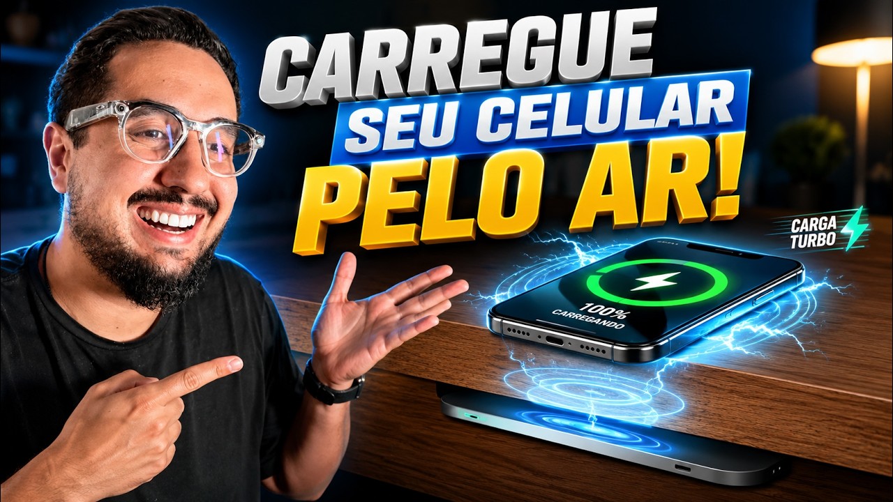CARREGAR CELULAR PELO AR AGORA É POSSÍVEL COM ISSO