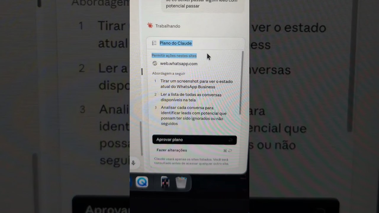 Como fazer Claude responder seus contatos no Whatsapp